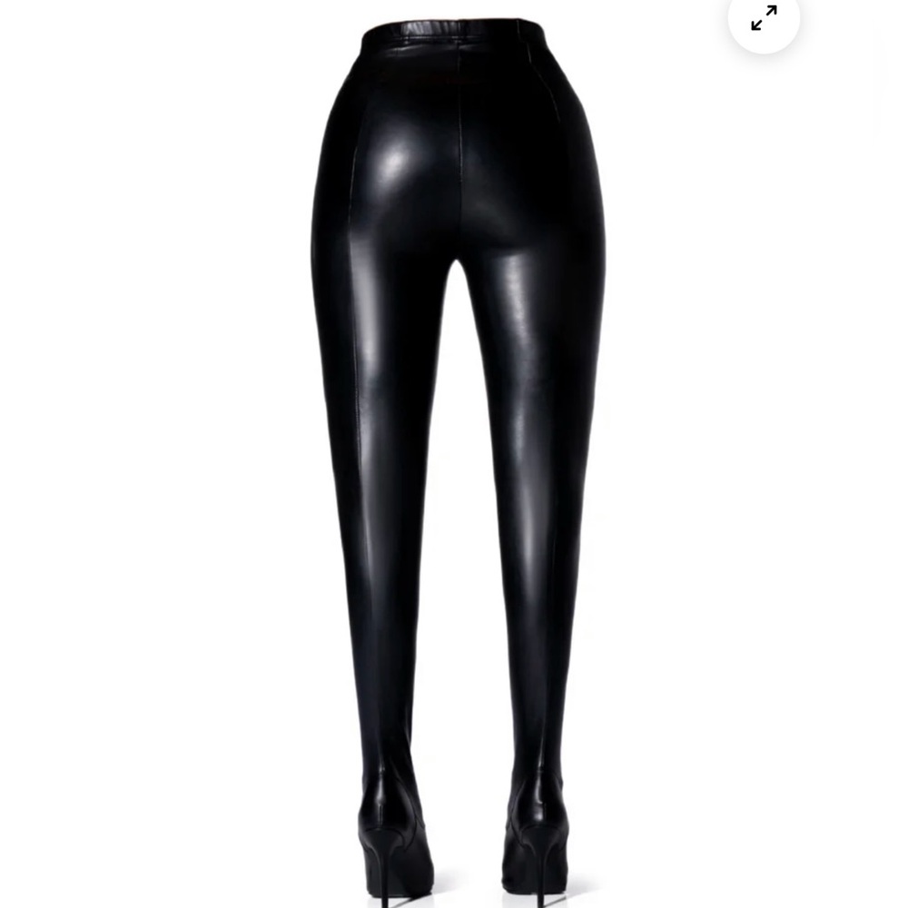 Azalea Wang KayKay Sexy stiletto Slim boot pants in black stretch - Picture 11 of 12